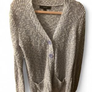 Purple cardigan with buttons indie